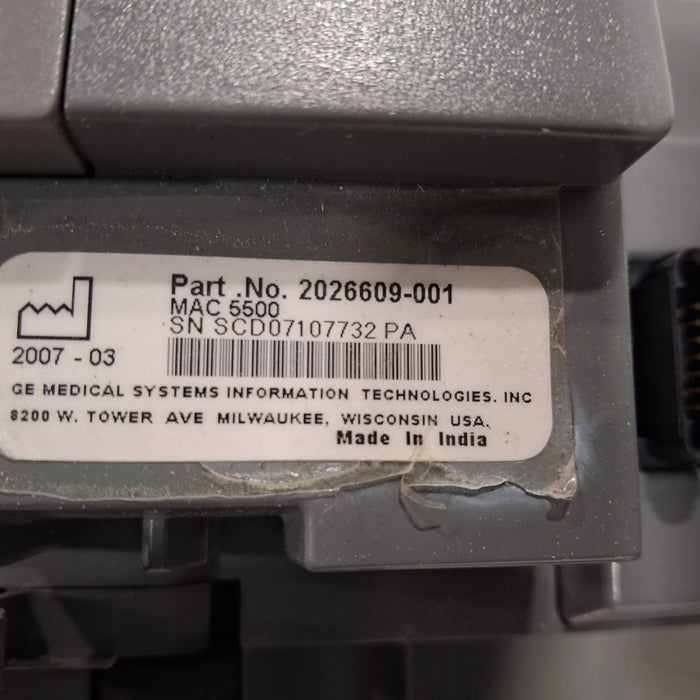 GE Healthcare MAC 5500 ECG without CAM Module