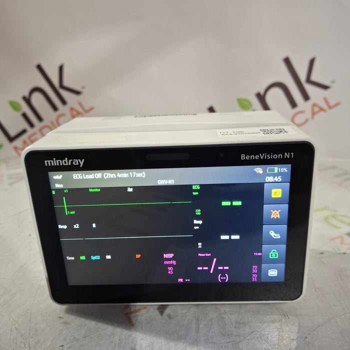 Mindray Benevision N1 Nellcor Transport Monitor
