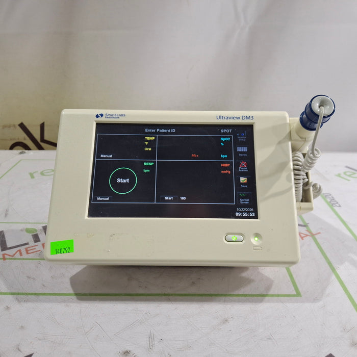 Spacelabs Healthcare Ultraview DM3 Vital Signs Monitor