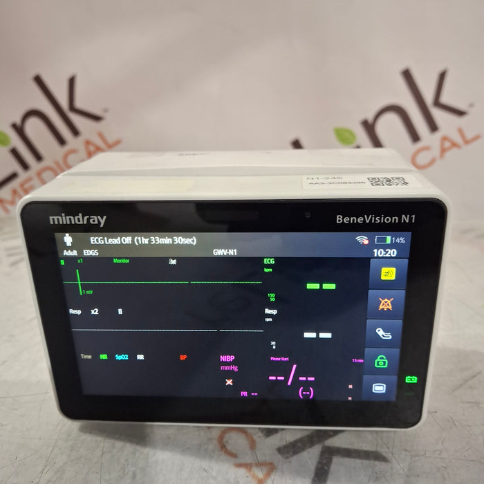 Mindray Benevision N1 Nellcor Transport Monitor