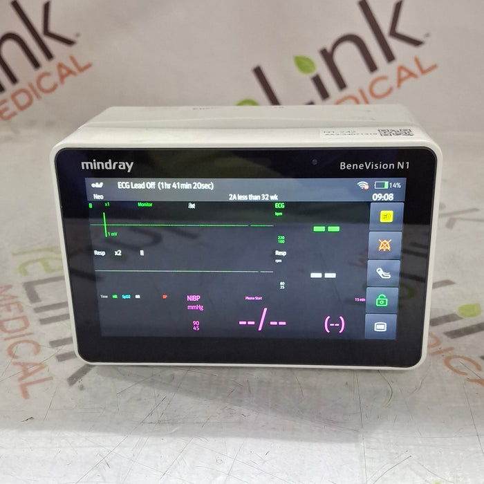 Mindray Benevision N1 Nellcor Transport Monitor
