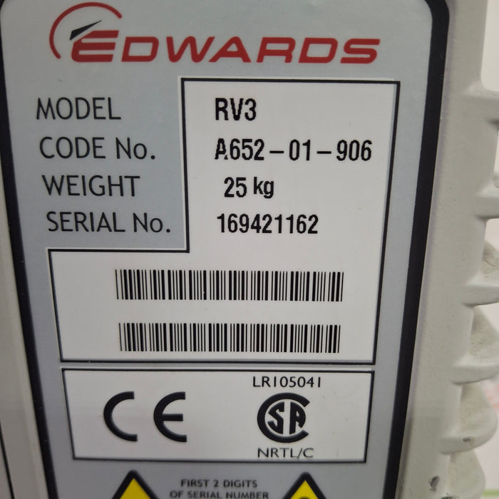 Edwards Vacuum RV3 Vacuum Pump