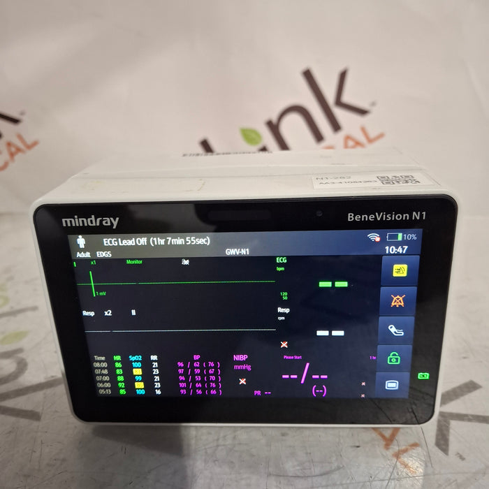 Mindray Benevision N1 Nellcor Transport Monitor