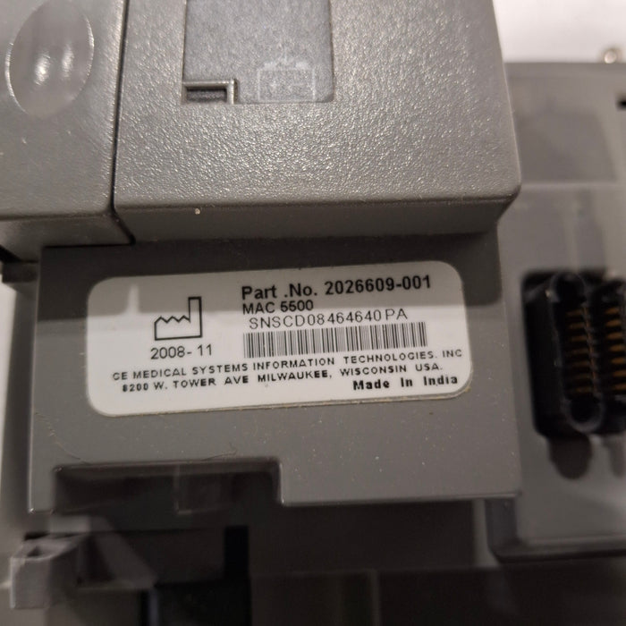 GE Healthcare MAC 5500 ECG without CAM Module