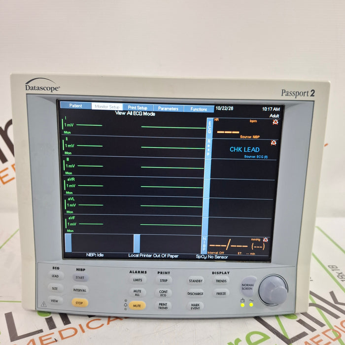 Datascope Passport 2 Patient Monitor