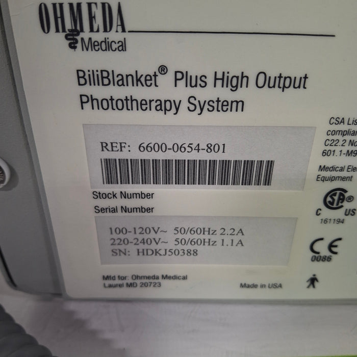 Ohmeda Medical BiliBlanket Plus Phototherapy System