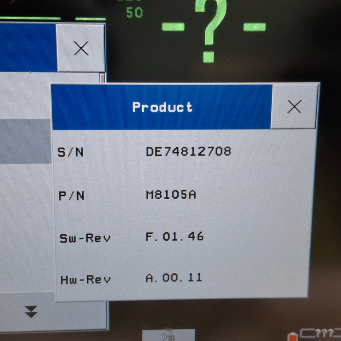 Philips Intellivue MP5 - ECG, Fast SpO2, NIBP Patient Monitor