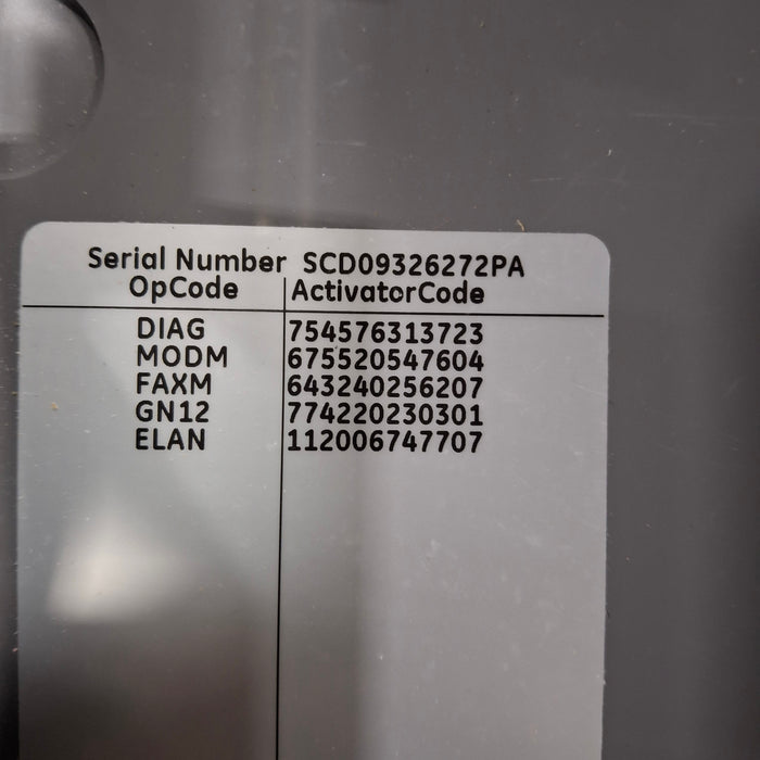 GE Healthcare MAC 5500 ECG without CAM Module
