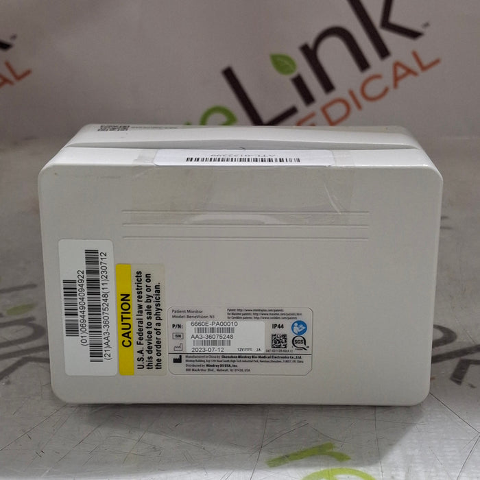 Mindray Benevision N1 Nellcor Transport Monitor
