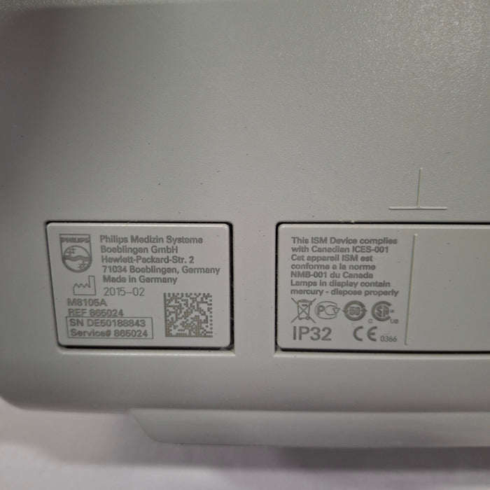 Philips Intellivue MP5 - ECG, Fast SpO2, NIBP Patient Monitor
