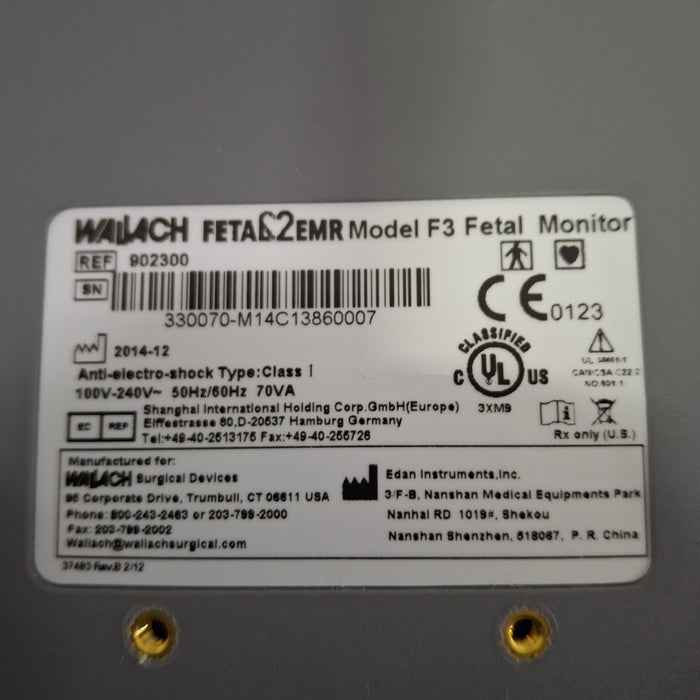 Wallach F3 Fetal Monitor