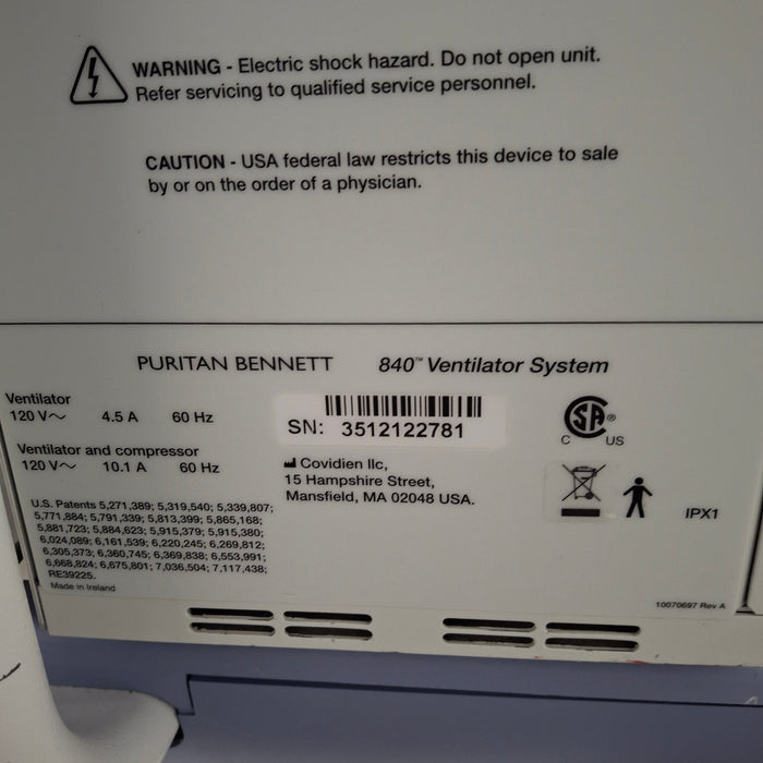 Puritan Bennett 840 Ventilator