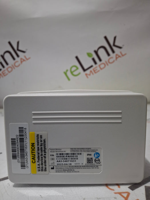 Mindray Benevision N1 Nellcor Transport Monitor