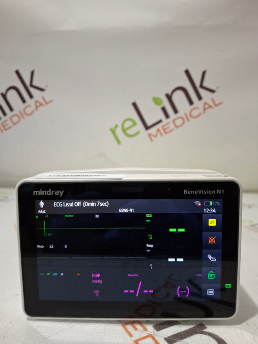 Mindray Benevision N1 Nellcor Transport Monitor