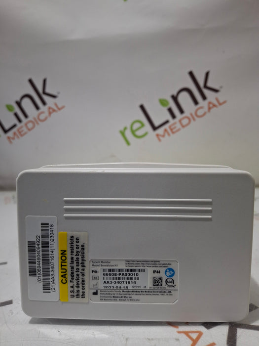 Mindray Benevision N1 Nellcor Transport Monitor