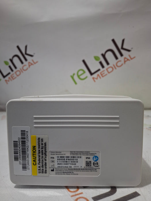 Mindray Benevision N1 Nellcor Transport Monitor