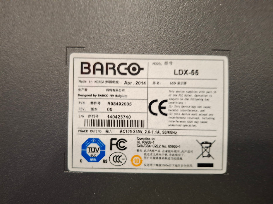 Barco LDX-55 55" Full HD LCD Display