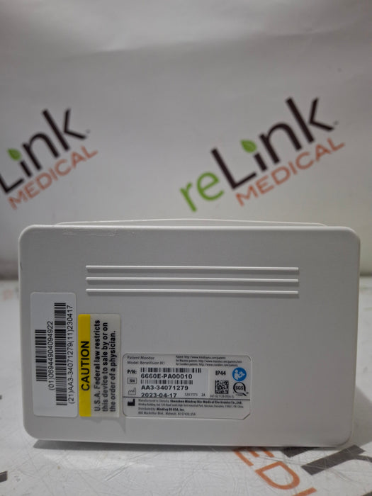 Mindray Benevision N1 Nellcor Transport Monitor