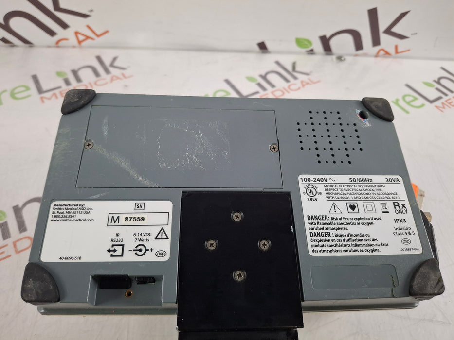 Smiths Medical Medfusion 3500 Syringe Infusion Pump