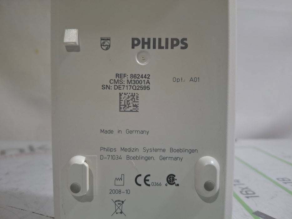 Philips M3001A-A01C06 Fast SpO2, NIBP, ECG, Temp, IBP MMS Module