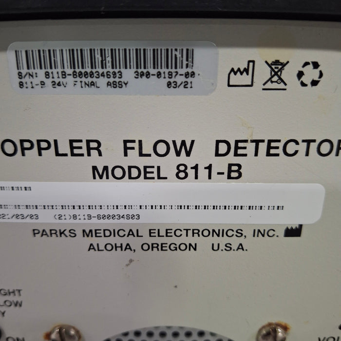 Parks 811-B Doppler Flow Detector