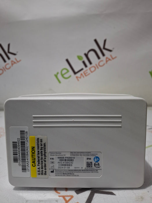 Mindray Benevision N1 Nellcor Transport Monitor