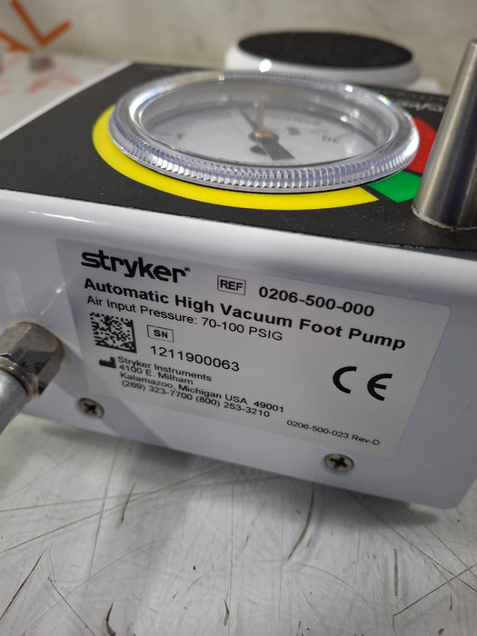 Stryker 0206-500-000 Foot Pump