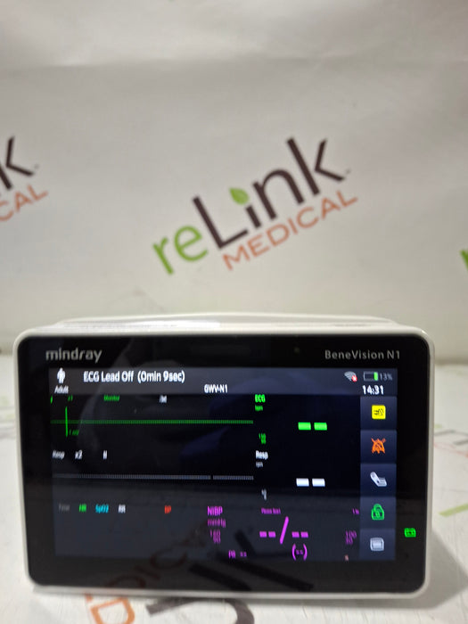 Mindray Benevision N1 Nellcor Transport Monitor