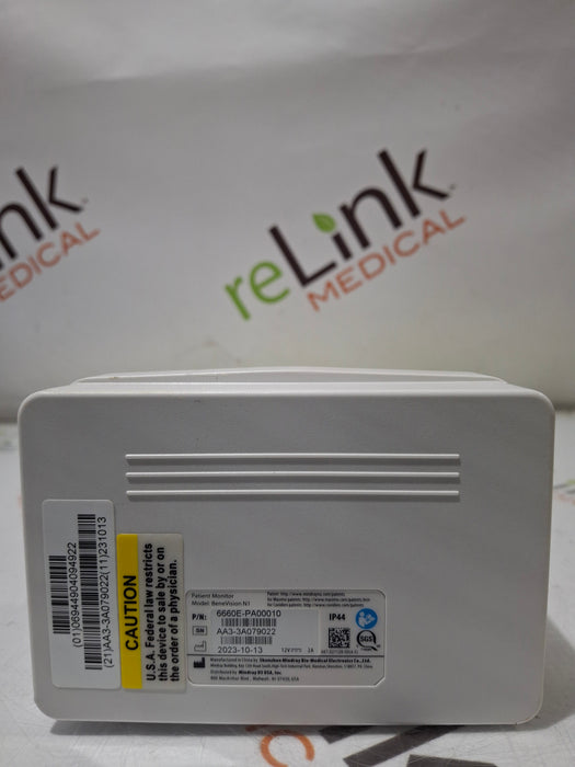 Mindray Benevision N1 Nellcor Transport Monitor