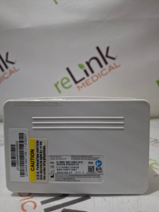 Mindray Benevision N1 Nellcor Transport Monitor