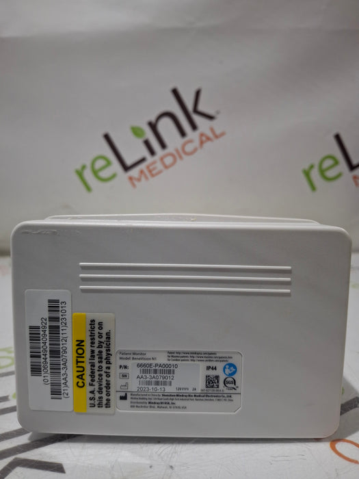 Mindray Benevision N1 Nellcor Transport Monitor
