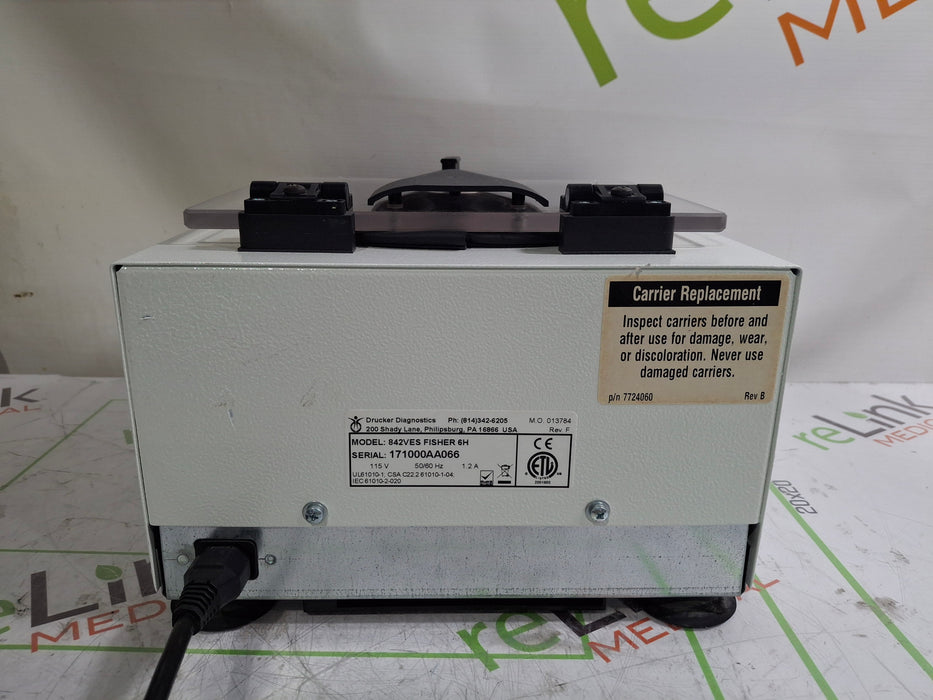 Drucker Diagnostics Horizon Plasmafuge-6 Centrifuge