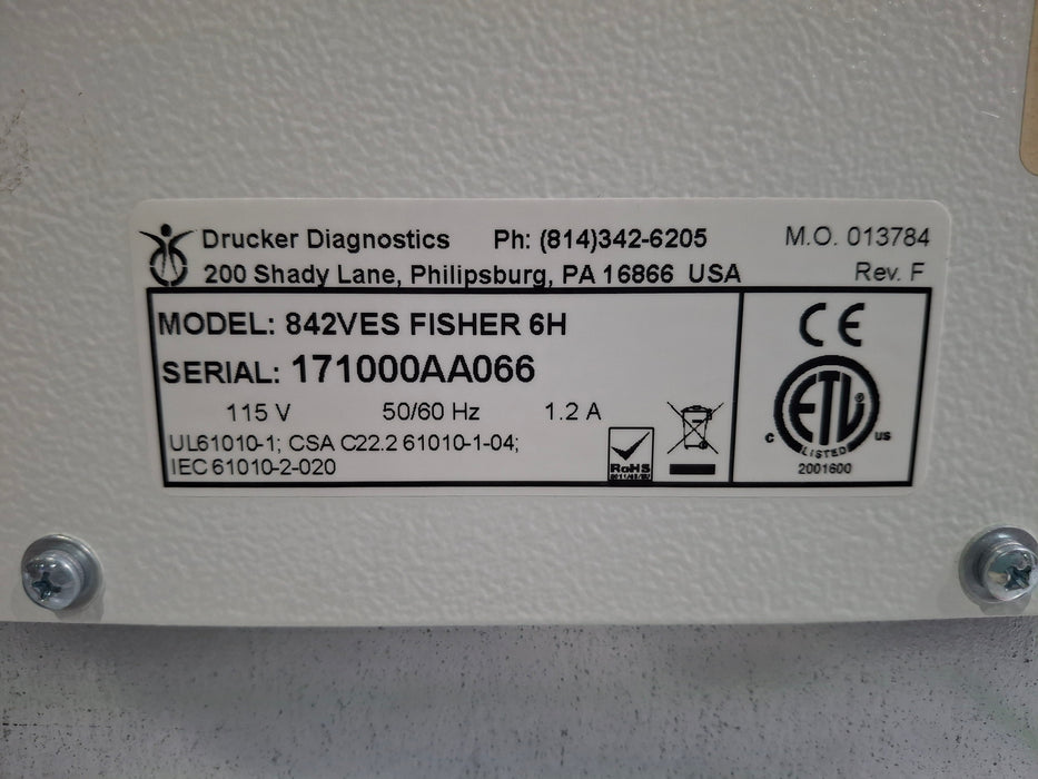 Drucker Diagnostics Horizon Plasmafuge-6 Centrifuge
