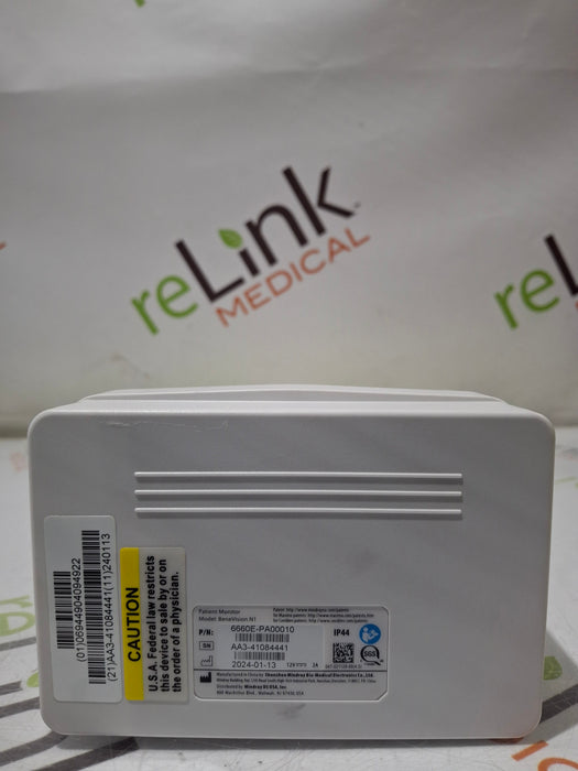 Mindray Benevision N1 Nellcor Transport Monitor