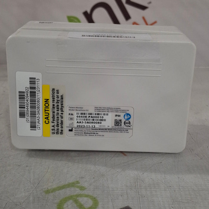 Mindray Benevision N1 Nellcor Transport Monitor