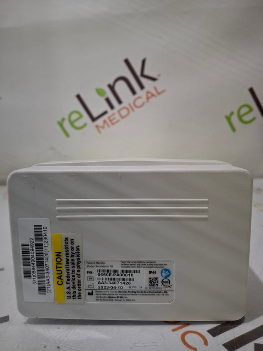 Mindray Benevision N1 Nellcor Transport Monitor