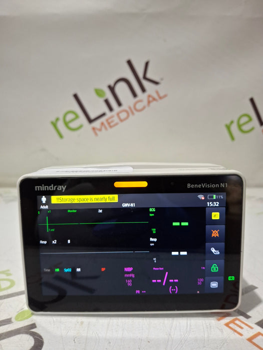 Mindray Benevision N1 Nellcor Transport Monitor