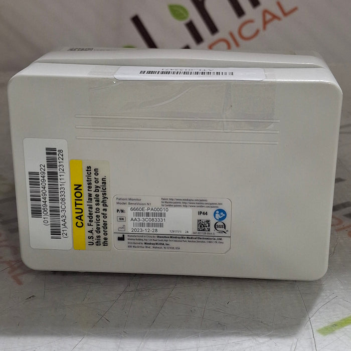 Mindray Benevision N1 Nellcor Transport Monitor