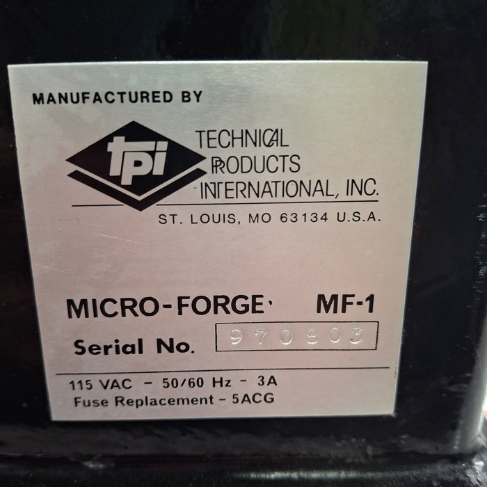 Technical Products International MF-1 Microforge Microscope