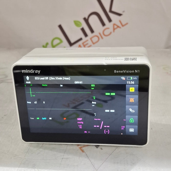 Mindray Benevision N1 Nellcor Transport Monitor