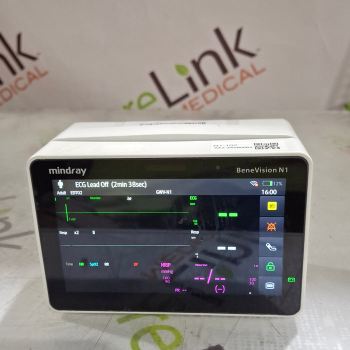 Mindray Benevision N1 Nellcor Transport Monitor