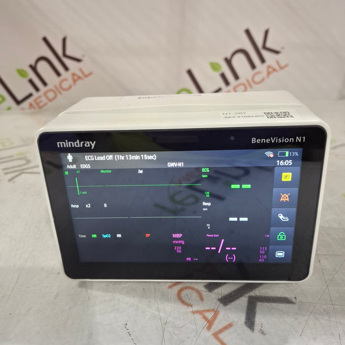 Mindray Benevision N1 Nellcor Transport Monitor
