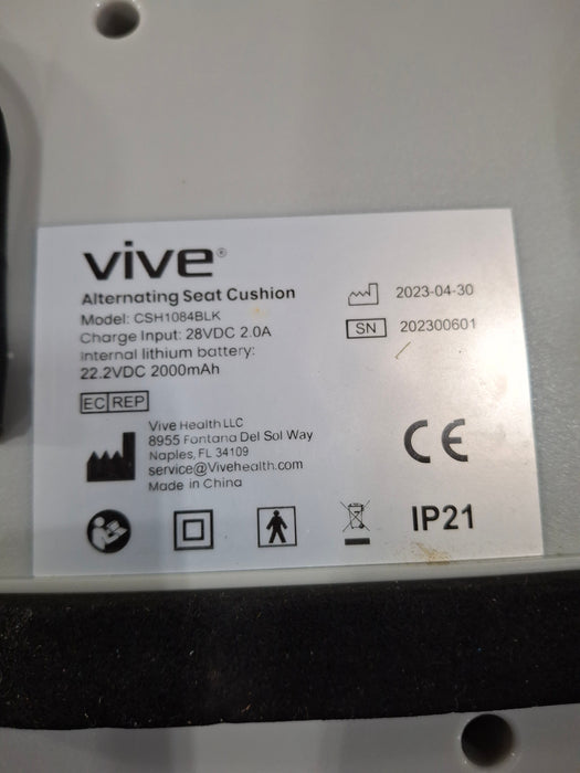 Vive Health LLC CSH1084 Alternating Seat Cushion