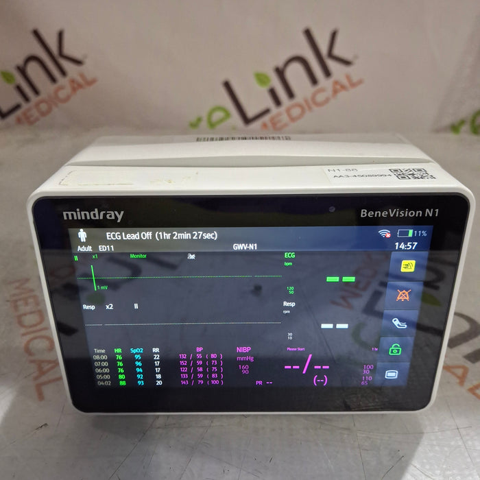 Mindray Benevision N1 Nellcor Transport Monitor