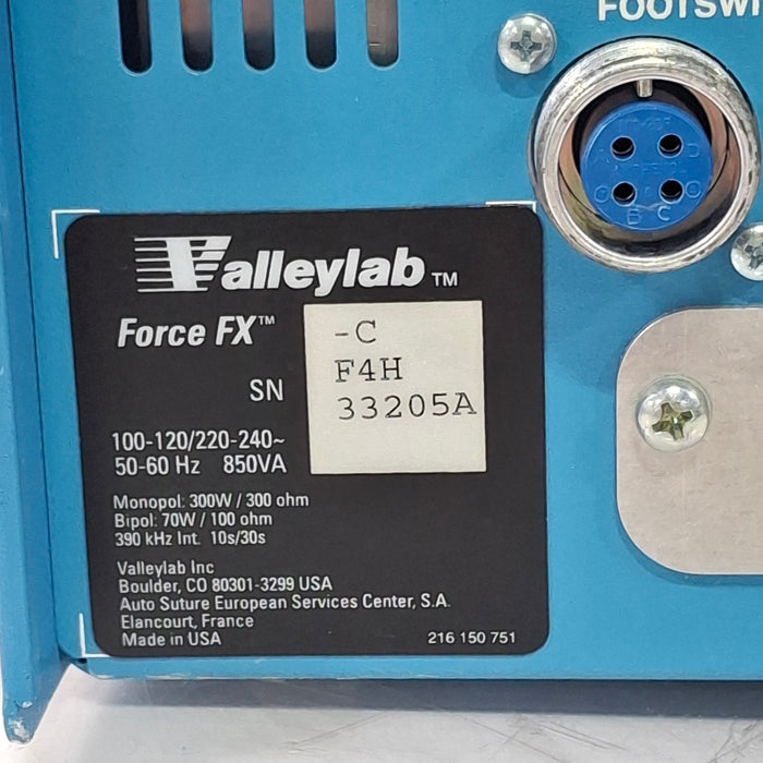 Covidien Valleylab Force FX-C Electrosurgical Generator