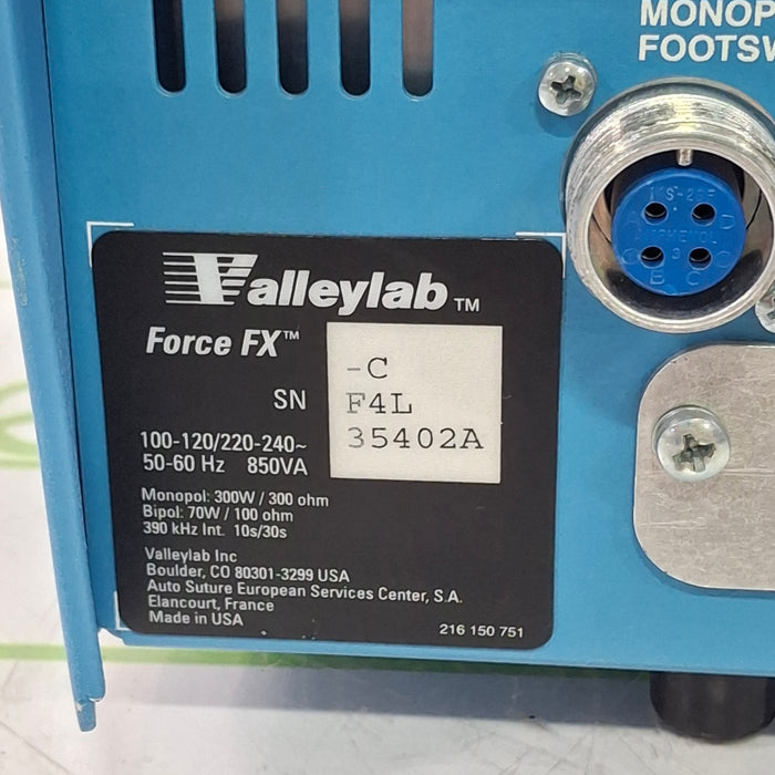Covidien Valleylab Force FX-C Electrosurgical Generator