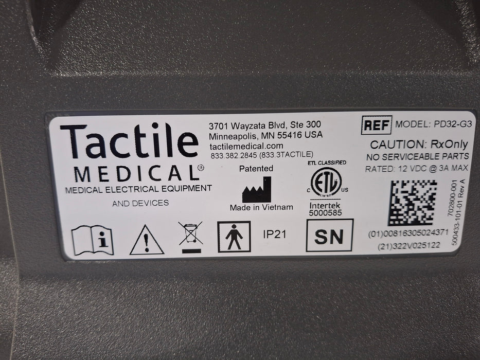 Tactile Medical Flexitouch Plus Lymphedema Treatment System
