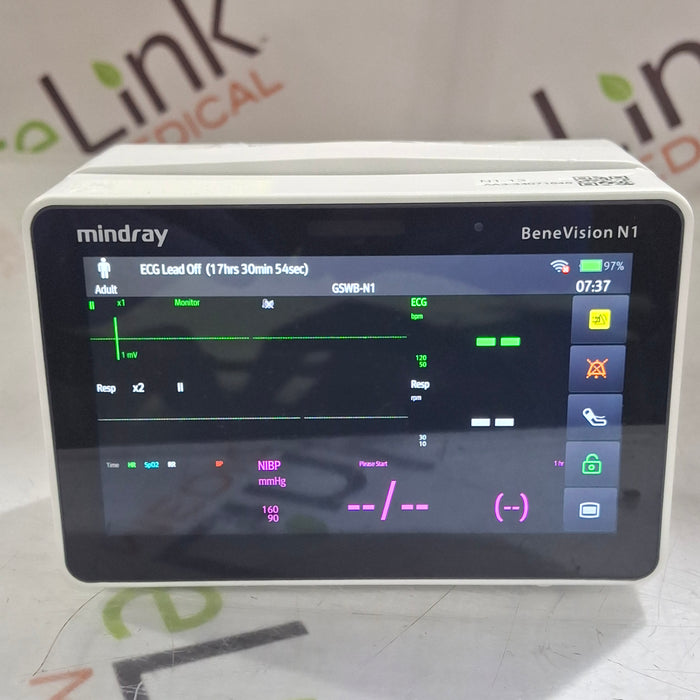 Mindray Benevision N1 Nellcor Transport Monitor