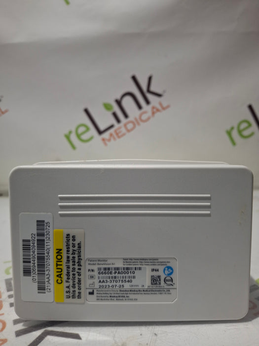 Mindray Benevision N1 Nellcor Transport Monitor