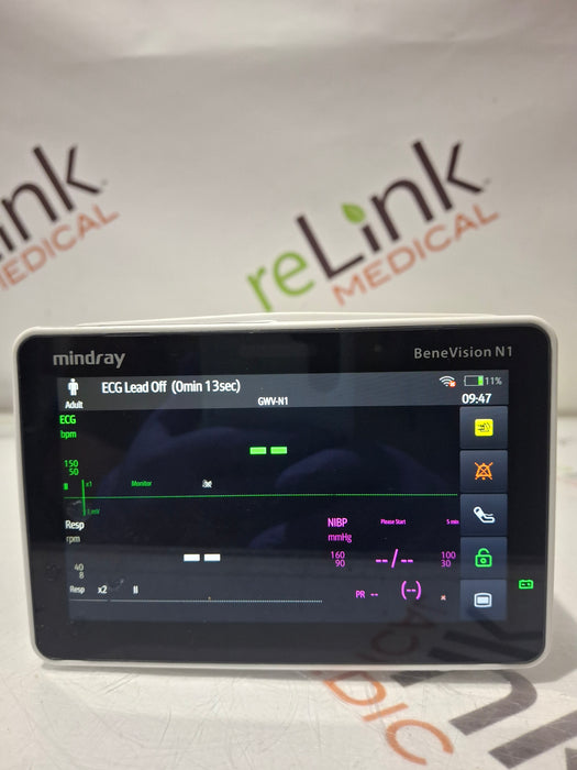 Mindray Benevision N1 Nellcor Transport Monitor